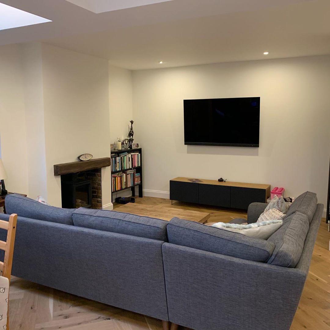 Real wood flooring throughout